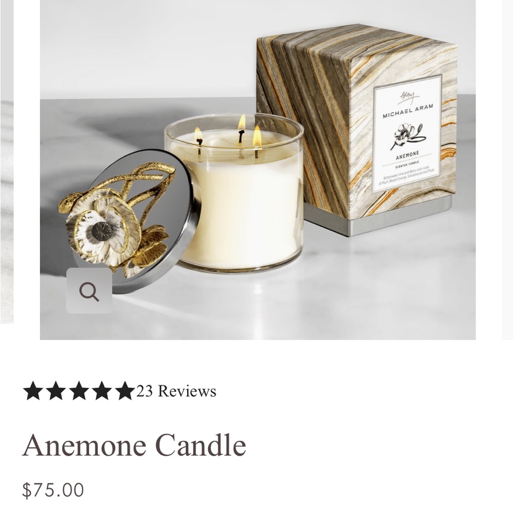 Michael Aram Anemone Scented Candle